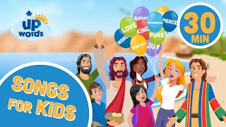 Bible Songs for Kids  Jesus Joseph Jonah Esther Moses  UpWords Bible Songs [upl. by Muhammad]