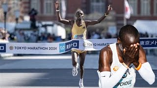 Eliud Kipchoge IS BEATEN at the 2024 Tokyo Marathon [upl. by Amor]