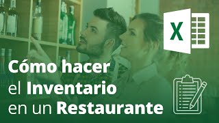 Cómo hacer el INVENTARIO DE UN RESTAURANTE ✅ Plantilla Excel Control de inventarios en restaurantes [upl. by Englis150]