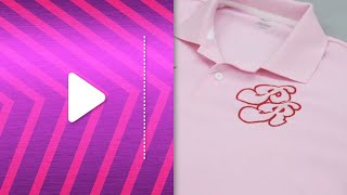 How to embroider on a polo shirt on chest  Brother PR embroidery series [upl. by Alicul]