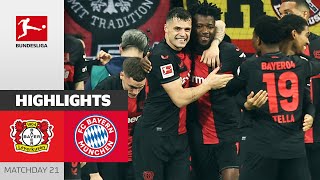 Bayer Remain Undefeated  Bayer Leverkusen  FC Bayern München  Highlights  MD 21 – Bundesliga [upl. by Allerbag184]