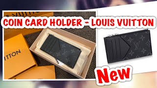 EP76 รีวิวแกะกล่อง COIN CARD HOLDER  LOUIS VUITTON NEW 2020 [upl. by Husain]