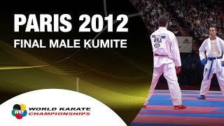 Final Male Kumite 60Kg Amir Mehdizadeh vs Douglas Brose World Karate Championships 2012 [upl. by Assirrak]