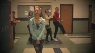 Reedsburg Area High School Teachers Dance Behind Students [upl. by Hosfmann]