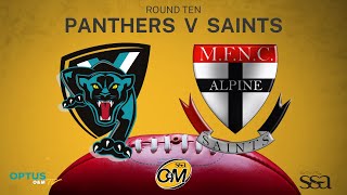 R10 2023  Lavington Panthers vs Myrtleford Saints [upl. by Willis]