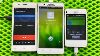 White Phones Fly FS 461 Lenovo S8 LG T370 Alarm Insane Incoming Outgoing Calls [upl. by Torray]