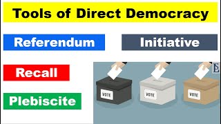 Tools of Direct Democracy  Referendum  Initiative  Recall  Plebiscite [upl. by Rizas]