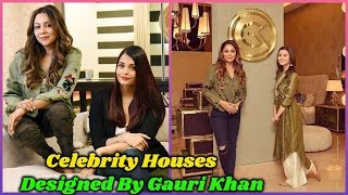 Bollywood Celebrity Houses Designed By Gauri Khan [upl. by Aeynod380]