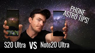 S20 Ultra vs Note 20 Ultra Milkyway Test Astrophotography Tips Included [upl. by Melessa177]