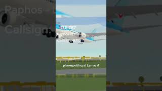 Larnaca planespotting ptfs planespotting planes pilot roblox planeshorts aviation [upl. by Yakcm62]