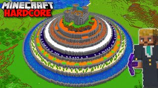 I Built The WORLDS SAFEST BASE in Minecraft Hardcore 101 [upl. by Mooney]