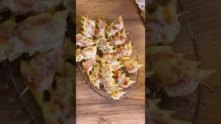 pasta pizza appetizer pasta pizza anninakarpenko cheese appetizer закуска паста піца [upl. by Tudela]