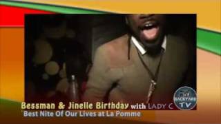 reggae dancehall party NYC  Bessman amp Jinelle Birthday  Club La Pomme  backyard tv [upl. by Pyotr]