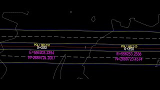 46 CIVIL 3D ADD PGL amp COORDINATES LABELS TO ALIGNMENT [upl. by Brindle]