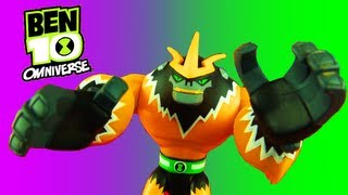 BEN 10 OMNIVERSE ALIEN TOY REVIEW SHOCKSQUATCH PLAYTIME FUN [upl. by Aelhsa]