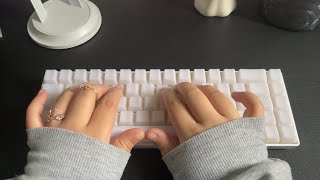 when your keyboard is creamy but the spacebar is… [upl. by Arrait943]