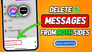 How To Delete Conversation On Messenger From Both Sides 2024 Updated [upl. by Allard92]