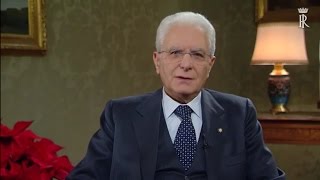 discorso di fine anno Presidente Mattarella [upl. by Aneala]