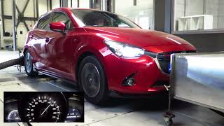 Mazda 2 SkyActivG 15 90hp  Stage 1 Chiptuning [upl. by Atsirc]