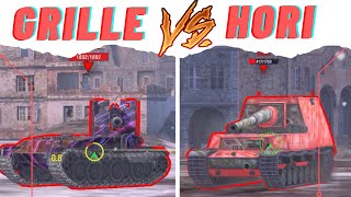 Grille VS HORI Who Is The Sniper Comparison GUIDE  WOT Blitz [upl. by Amalee]