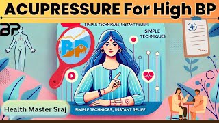 Acupressure Health Tips for High Blood Pressure in Hindi acupressure healthtips highbloodpressure [upl. by Indira]