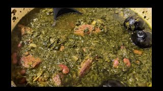 Making Ghormeh Sabzi قورمه‌ سبزی National Dish of Iran 🇮🇷  Homemade Persian Herb Stew With Lamb [upl. by Kirred47]