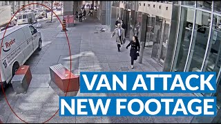 Footage from Yonge St van attack of Alek Minassian’s path of destruction [upl. by Lowis]