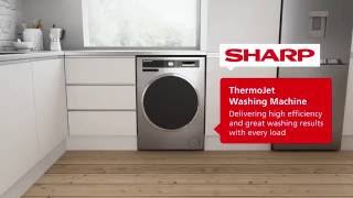 Sharp ES GFD8145W5 Washing Machine EN [upl. by Kyred]