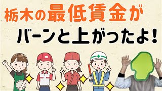 【28円もアップ！全国上位の賃金に！】栃木の最低賃金がアップ！【群馬と栃木の「おとなり劇場」】 [upl. by Irami328]