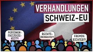 Die Verhandlungen SchweizEU  Personenfreizügigkeit Rechtsübernahme «Fremde Richter» [upl. by Joell]