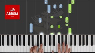 Douce rêverie  ABRSM Piano Grade 5 2021 amp 2022 B3  Synthesia Piano tutorial [upl. by Hnilym960]