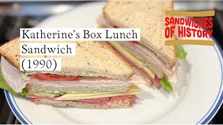 Katherine’s Box Lunch Sandwich 1990 on Sandwiches of History⁣ [upl. by Kaleena]