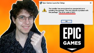 How To Fix Epic Games Error Code 25032502 [upl. by Dominus]