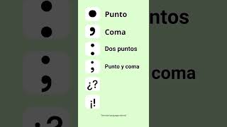 Punctuation Marks in Spanish [upl. by Tereb]