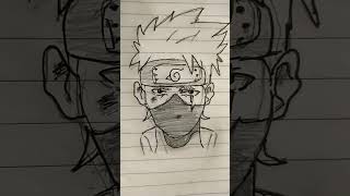 Guys I drew Kakashi for the first time but I think youll will like it❤️❤️🔥🔥kakashi anime art [upl. by Mata806]