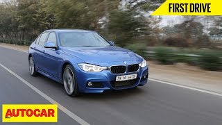 BMW 320d  First Drive  Autocar India [upl. by Tu785]