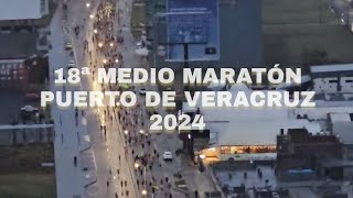 18ª Medio Maratón Puerto de Veracruz 2024 mira lo que hace un cliente de plaza pulpo con los atletas [upl. by Weirick]