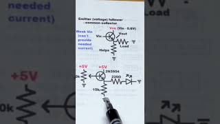 2nd NPN BJT Emitter Follower LED Load Trimpot 5V diy led howto [upl. by Gallard]