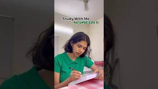 Study With Me For UPSC CDS📚💻 studyvlog upsc cds upscexam study minivlog studywithme [upl. by Kristien75]