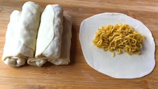 Evening Snacks Recipe  Quick Snacks Recipe  Unique Snacks Recipe  Maggi Roll Recipe  Snacks [upl. by Artema]