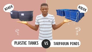 Fish Tanks or Tarpaulin Fish Ponds [upl. by Anatol]