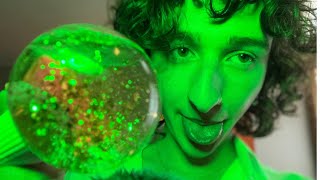 ASMR Water Globe Tingles Fluffy Mic Cover Visual Triggers 12 Echo [upl. by Gievlos]