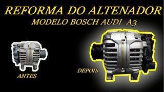 REFORMA DO ALTERNADOR AUDI A3 E GOLF [upl. by Mckee]