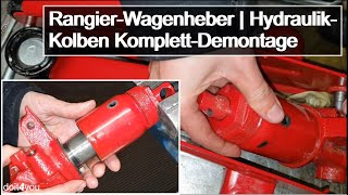 RangierWagenheber – HydraulikKolben KomplettDemontage  DIY  How To  TUTORIAL [upl. by Kiefer243]