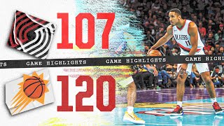 Game Highlights  Portland Trail Blazers 107 Phoenix Suns 120  Nov 21 2023 [upl. by Enasus]