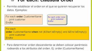 8Comando For Each Cláusula Order X Ev1 [upl. by Nivaj]