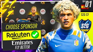 NEW SERIES CHOOSING OUR KIT SPONSOR🔥  FIFA 22 CREATE A CLUB EP1 [upl. by Lleuqram]