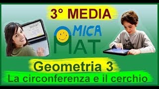 Videolezioni di geometria per la terza media  La circonferenza e il cerchio [upl. by Corb]