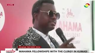 Opambour jabs Bawumia at Mahama fellowship with clergy in Kumasi 3News [upl. by Nilok]