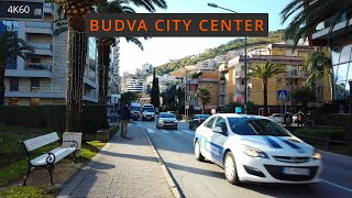 🏖️Budva🌴City Center🌞Montenegro🇲🇪2023📷4K60 [upl. by Gianna445]